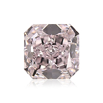 1.44 Carat Fancy Purplish Pink Radiant Diamond VS2 GIA