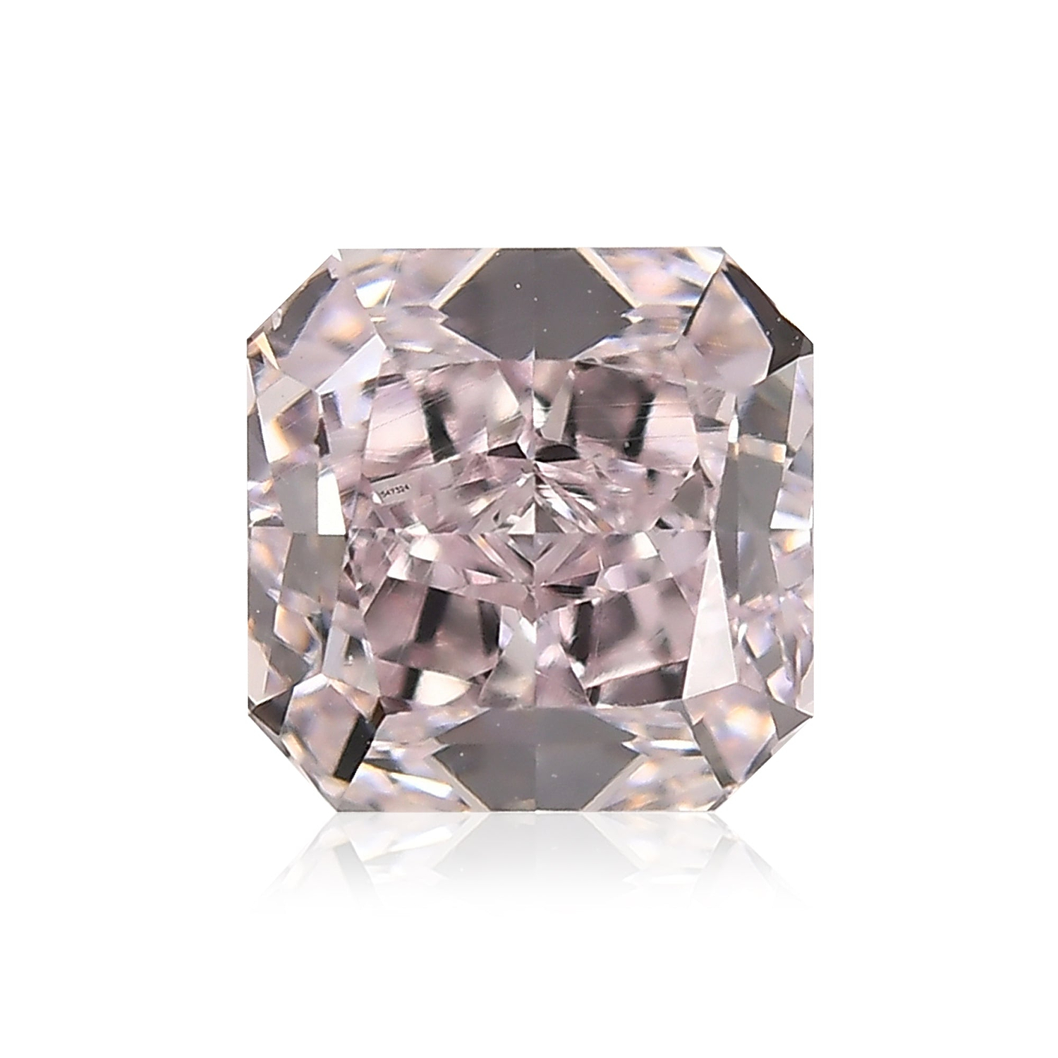 1.44 Carat Fancy Purplish Pink Radiant Diamond VS2 GIA