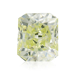 0.80 Carat Light Green Yellow Radiant Diamond VS1 GIA