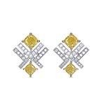 LEGACY - Fancy Yellow Cushion Diamond Earrings