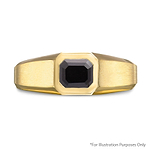 1.10 Carat Fancy Black Emerald Diamond  GIA