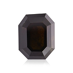 1.30 Carat Fancy Black Emerald Diamond  GIA