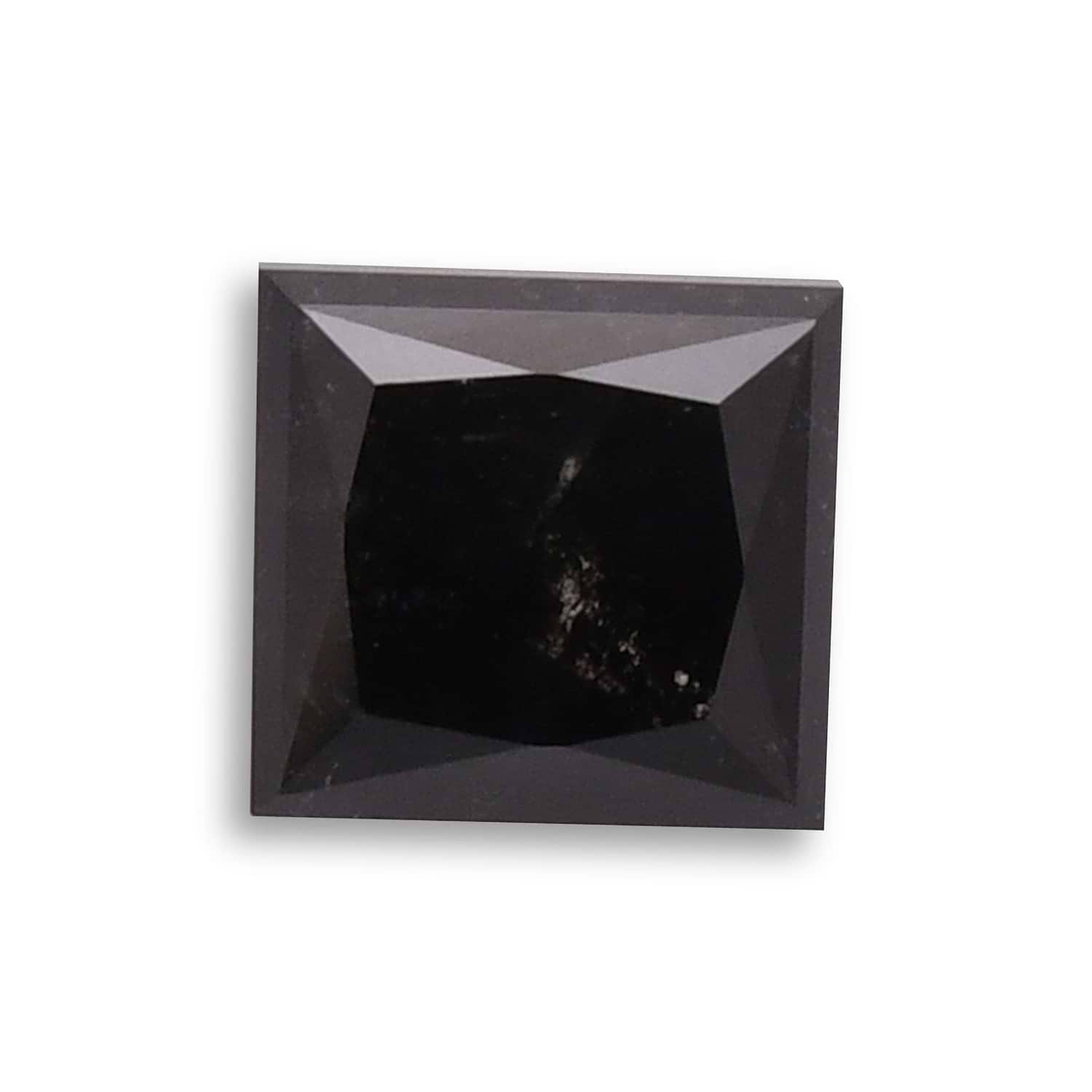 1.47 Carat Fancy Black Princess Diamond GIA