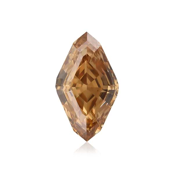 10.05 Carat Fancy Deep Brown Yellow Lozenge Diamond VS1 GIA