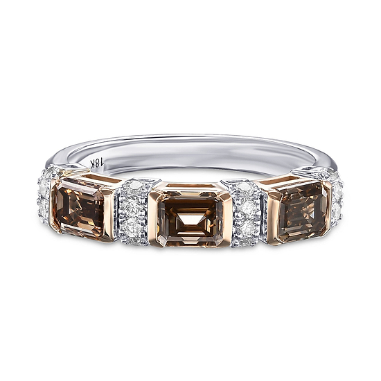Fancy Brown Diamond Band Ring
