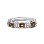 Fancy Brown Diamond Band Ring