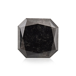 7.27 Carat Fancy Black Radiant Diamond  GIA