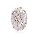 1.27 Carat Very Light Pink Oval Diamond FL GIA
