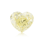 5.56 Carat Fancy Light Yellow HEART Diamond VVS1 GIA