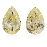 4.16 Carat W-X Pear Diamonds VS2