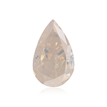 1.00 Carat Fancy White Pear Diamond  GIA