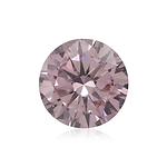 0.15 Carat Fancy Brownish Pink Round Brillant Diamond SI2 GIA