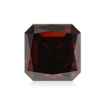 3.83 Carat Fancy Dark Reddish Brown Radiant Diamond I1 GIA