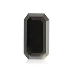 2.28 Carat Fancy Black Emerald Diamond  GIA