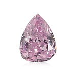 0.10 Carat Fancy Intense Purple Pink Pear Diamond (SI1) GIA
