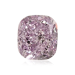 0.25 Carat Fancy Intense Pink Purple Cushion Diamond SI2 GIA