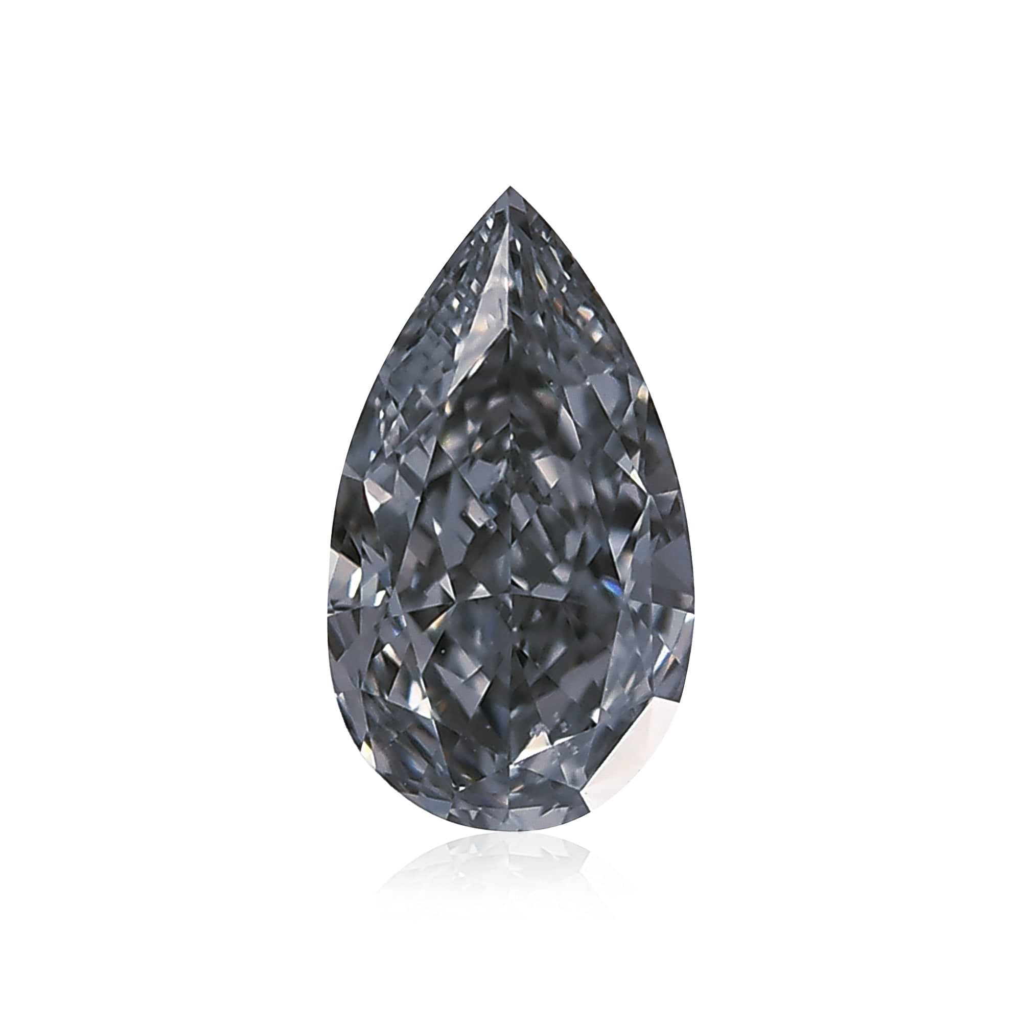63.07 carats Pear shaped Tanzanite Exceptional+ bV / Violet