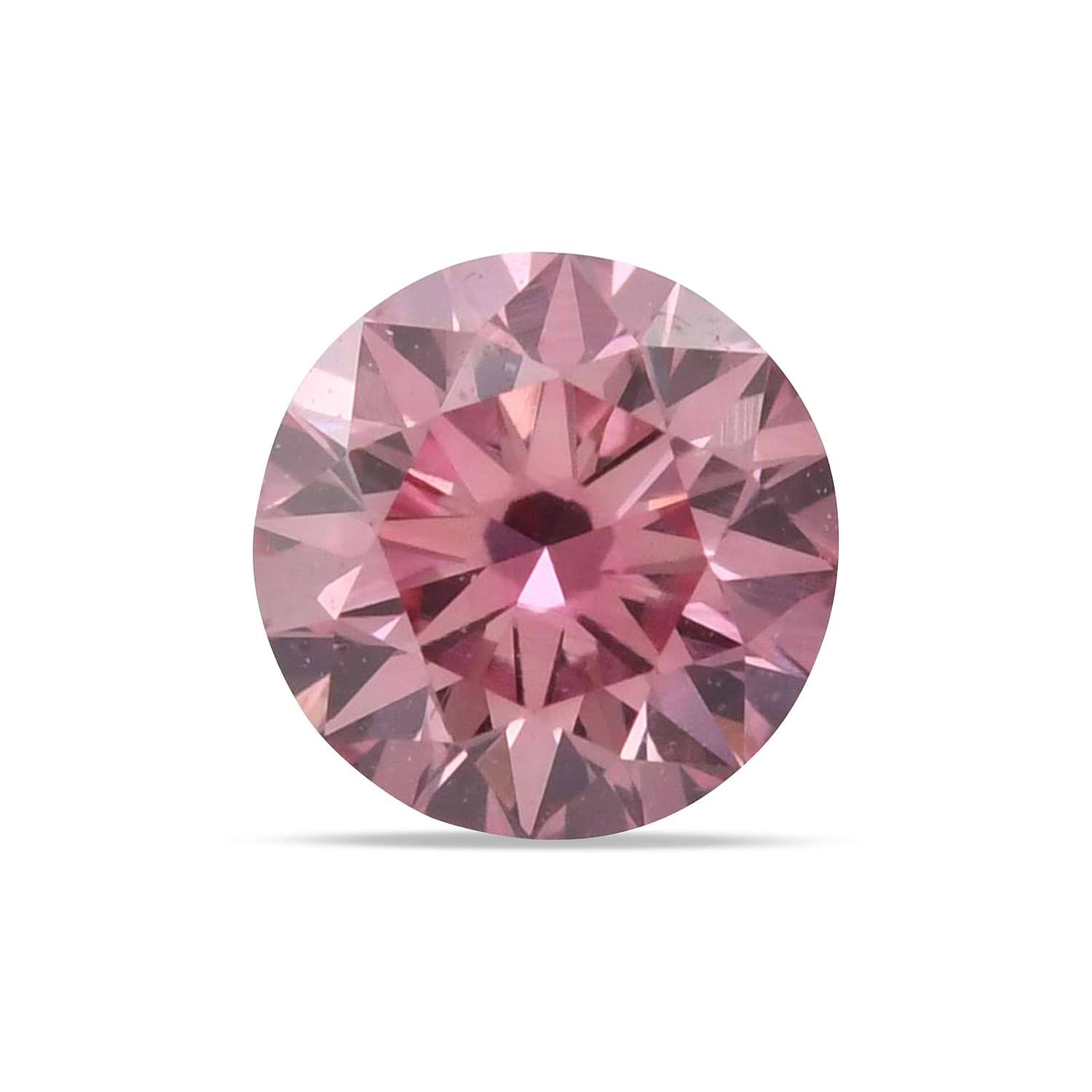 0.23 Carat Fancy Vivid Pink Round Brilliant Argyle Diamond (VS2)