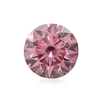 0.23 Carat Fancy Vivid Pink Round Brillant Diamond (VS2) ARGYLE