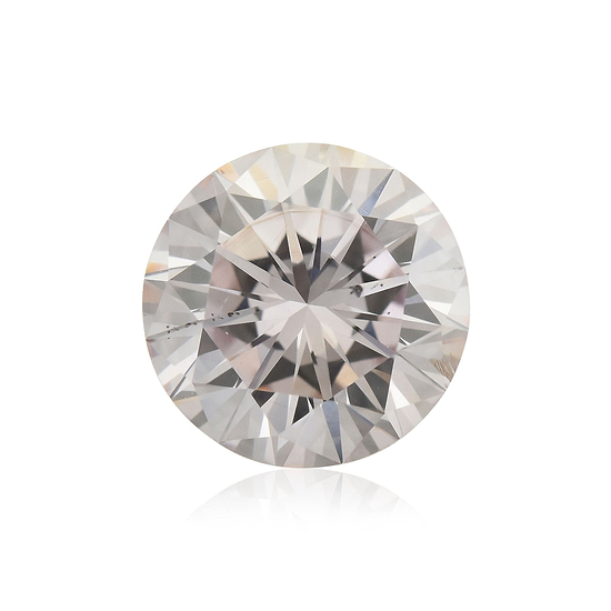 1.40 Carat Light Pink Round Brilliant Diamond SI2 GIA