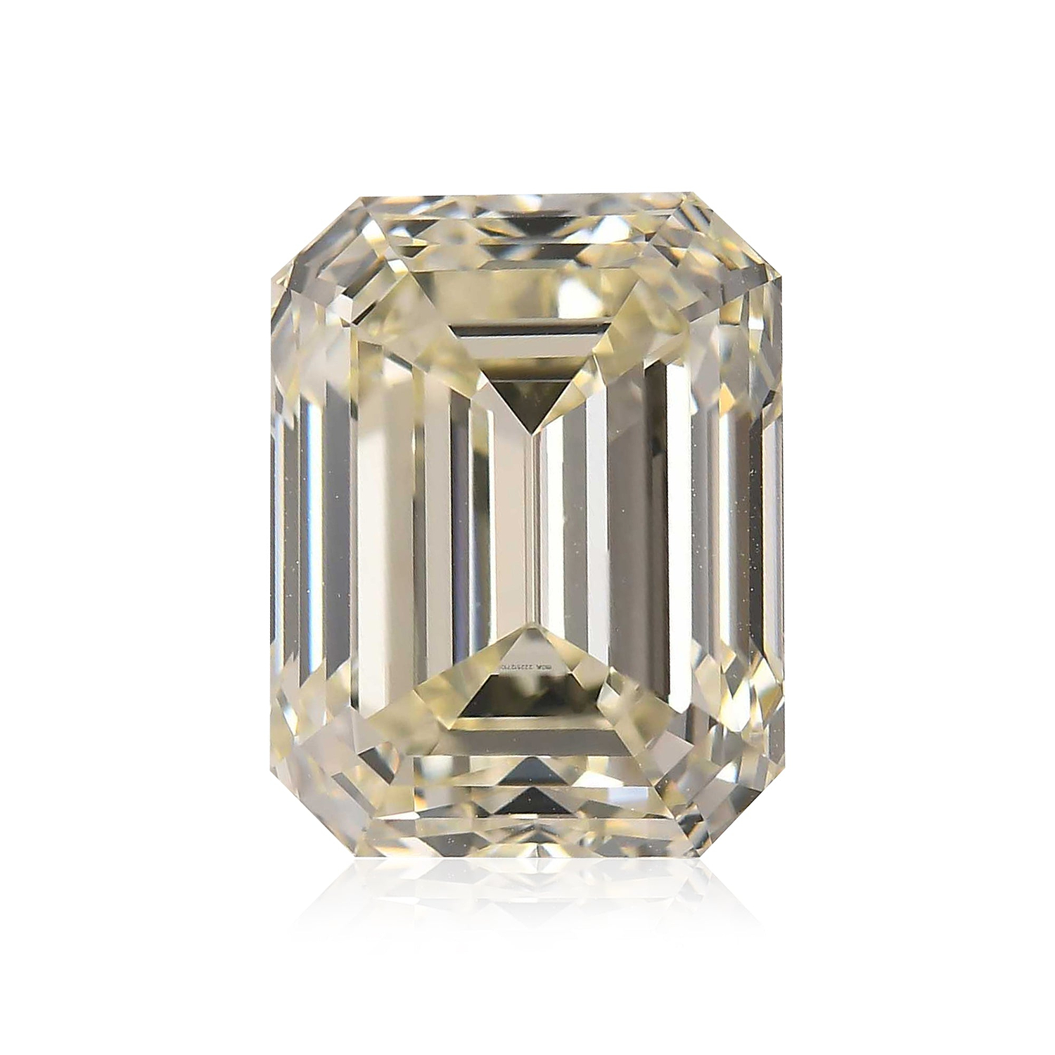 8.01 Carat N Emerald Diamond VVS2 GIA