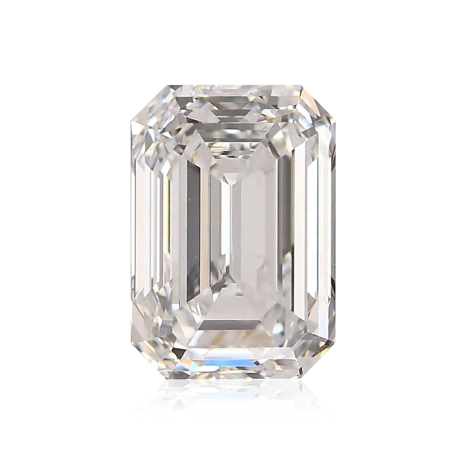3.11 Carat E Emerald Diamond IF GIA