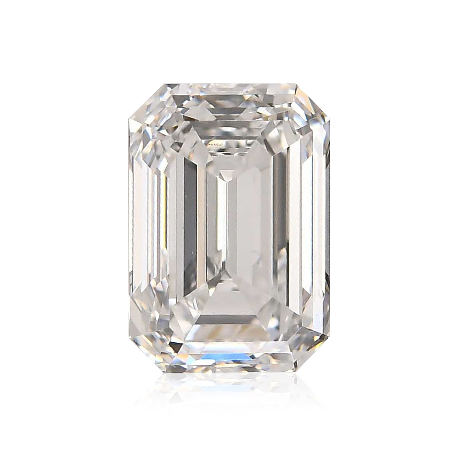 3.11 Carat E Emerald Diamond IF GIA