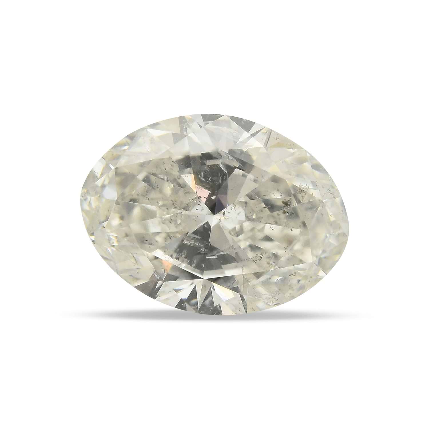 1.01 Carat H Oval Diamond I1 GIA
