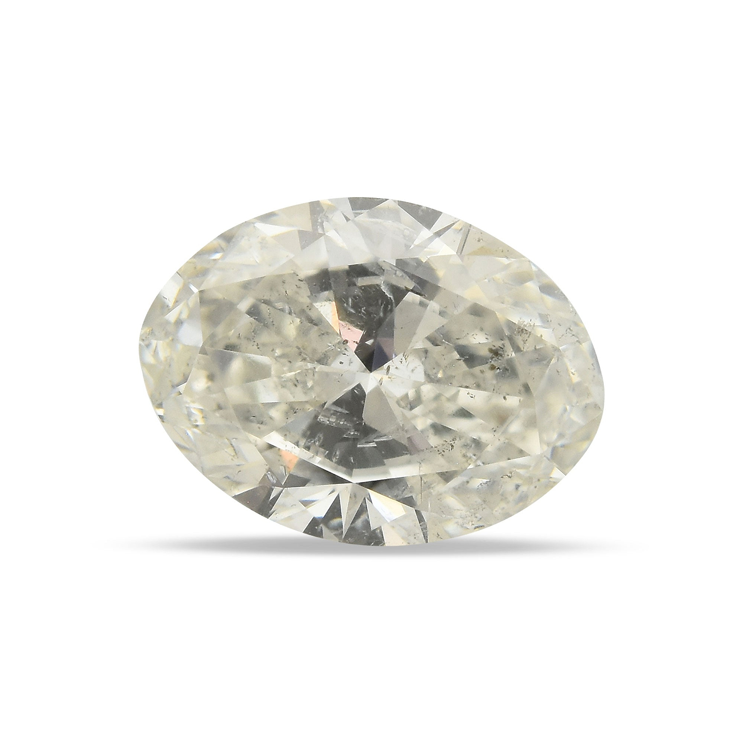 1.01 Carat H Oval Diamond I1 GIA
