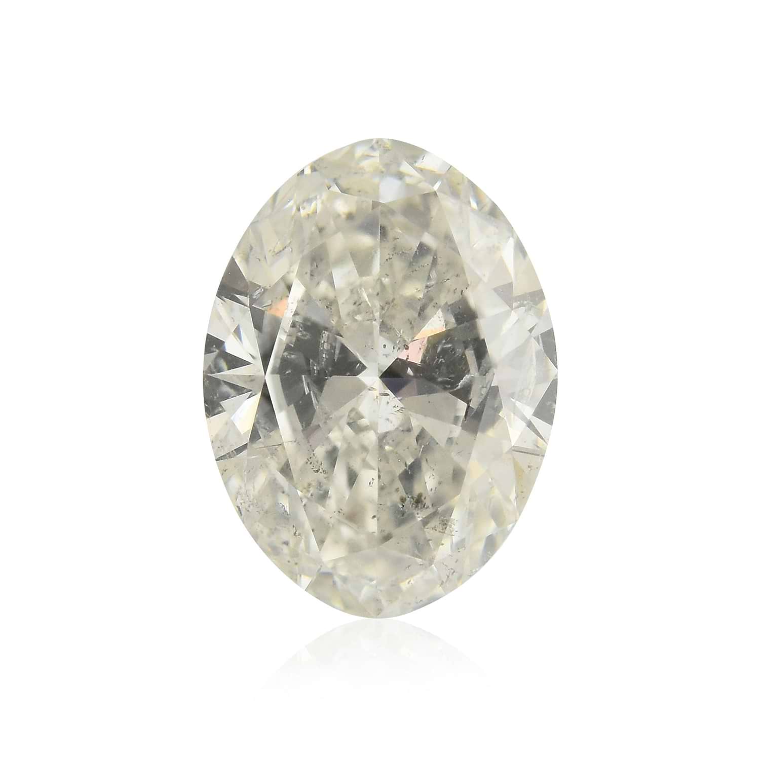 1.01 Carat H Oval Diamond I1 GIA