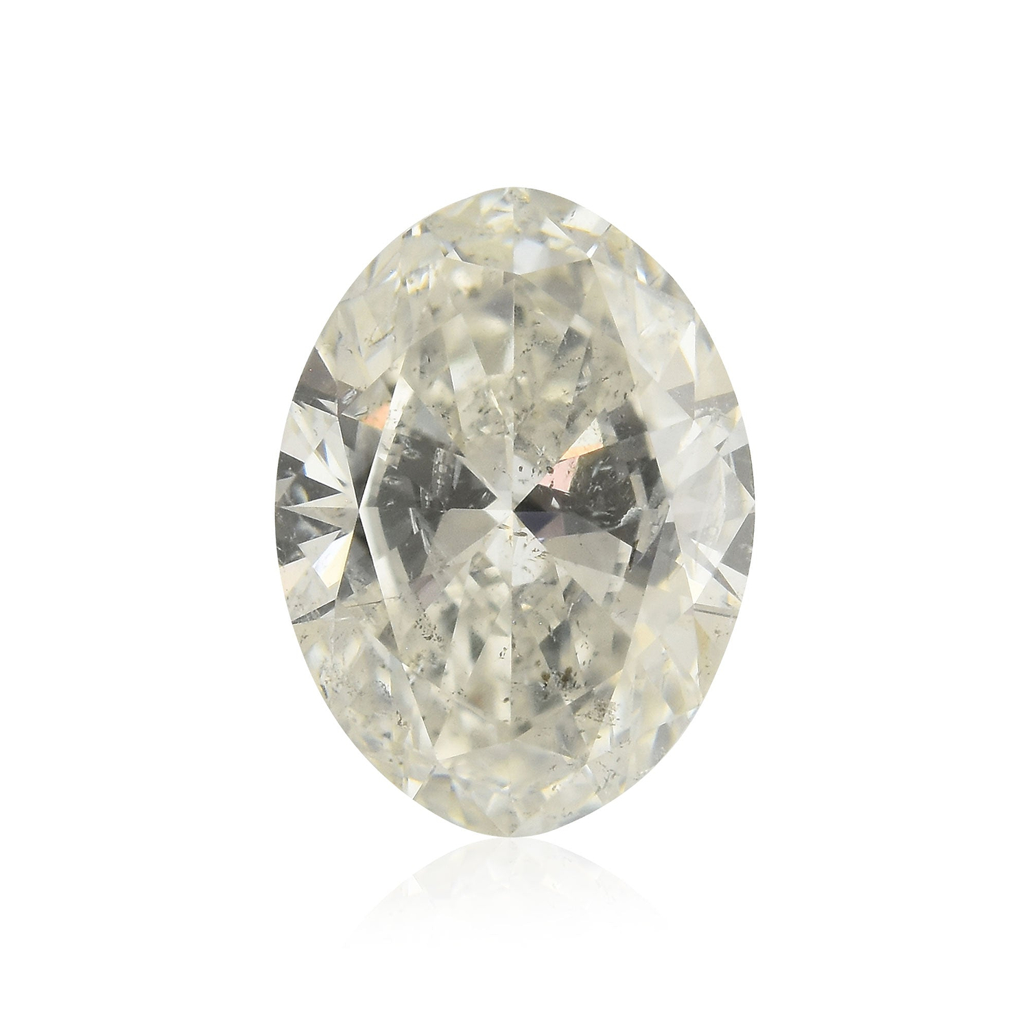 1.01 Carat H Oval Diamond I1 GIA