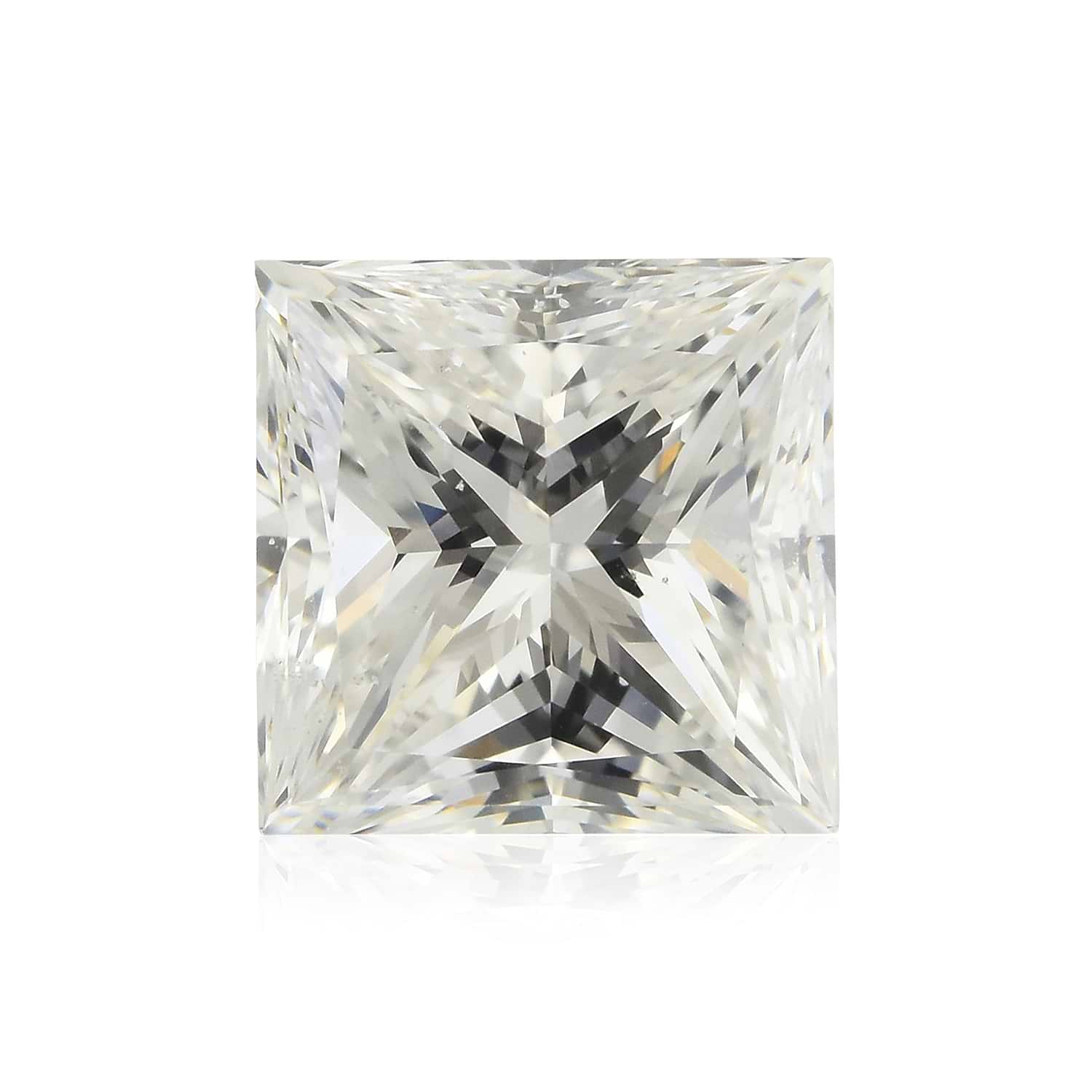 1.72 Carat G Princess Diamond VS2 GIA