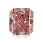 1.06 Carat Fancy Intense Pink Radiant Diamond VS2 GIA