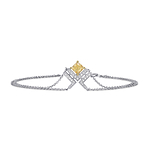 LEGACY - Fancy Yellow Cushion Diamond Bracelet
