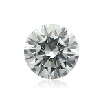 0.14 Carat Very Light Green Round Brillant Diamond (VS1) GIA