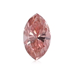0.19 Carat Fancy Orangy Pink Marquise Diamond SI1 GIA