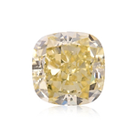 1.31 Carat Fancy Brownish Yellow Cushion Diamond IF GIA