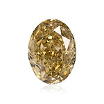 4.60 Carat Fancy Brown Yellow Oval Diamond VS2 GIA