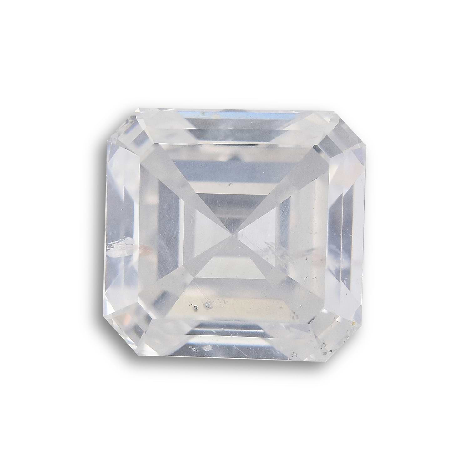 1.01 Carat Fancy White Emerald Diamond SI2 GIA