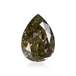 0.36 Carat Chameleon Pear Diamond I1 GIA