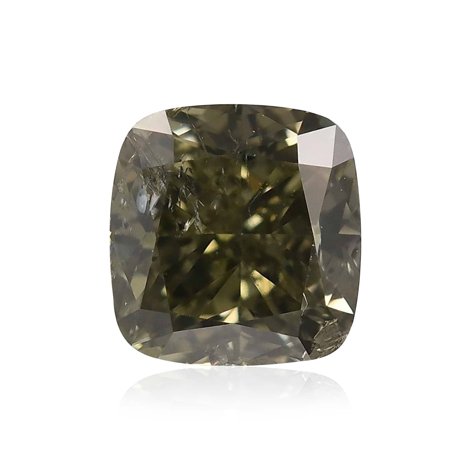 0.38 Carat Chameleon Cushion Diamond I2 GIA