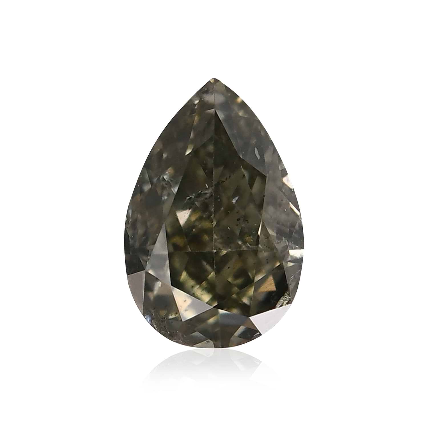 0.31 Carat Chameleon Pear Diamond I2 GIA