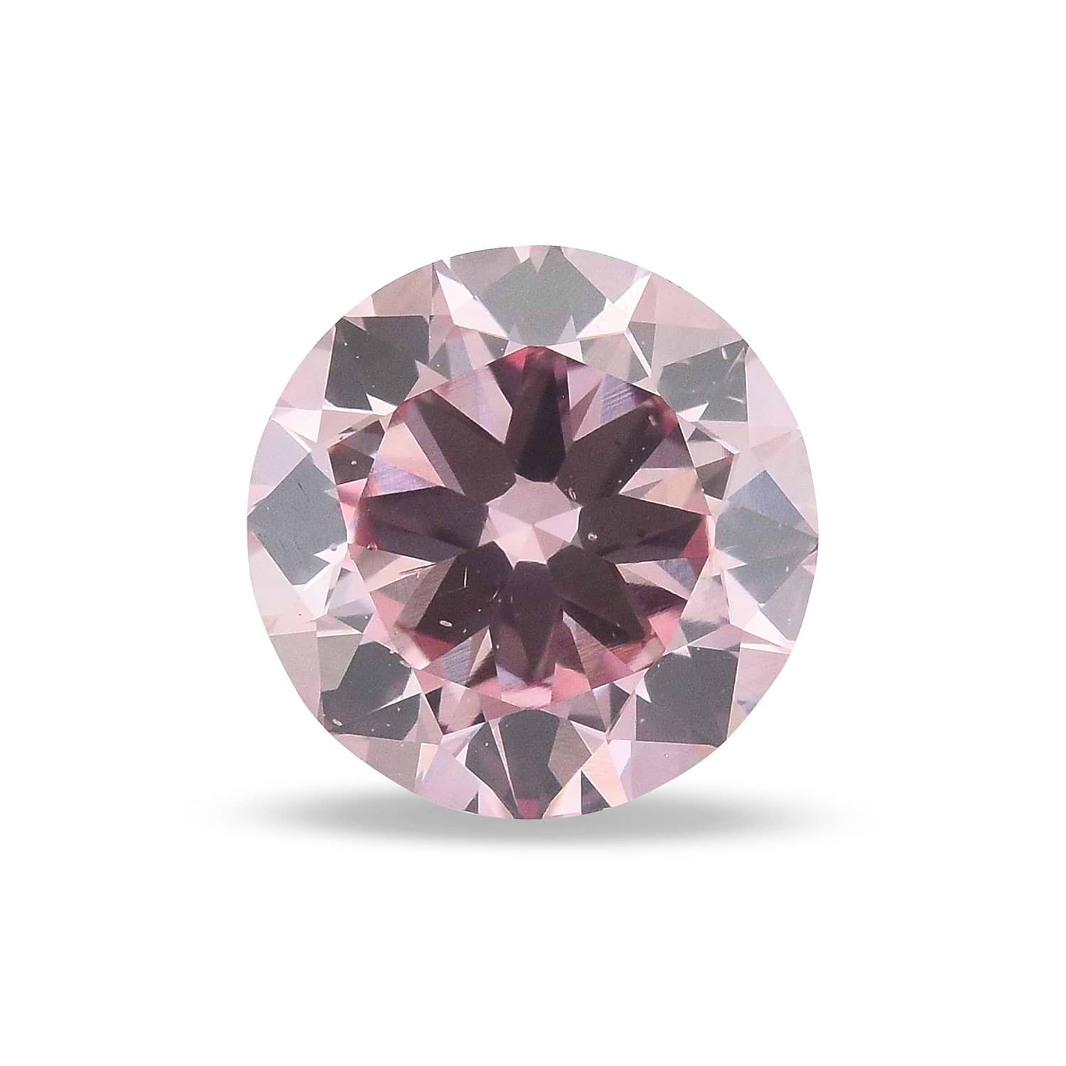 1.02 Carat Fancy Intense Pink Round Brillant Diamond SI1 GIA
