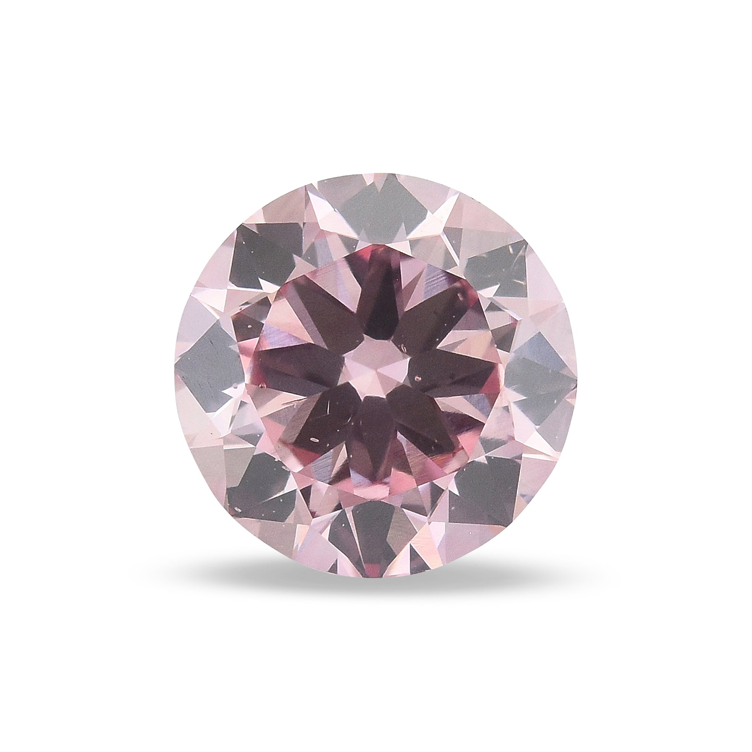1.02 Carat Fancy Intense Pink Round Brillant Diamond SI1 GIA