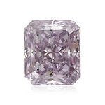 1.02 Carat Fancy Brownish Purple Pink Radiant Diamond VS2 GIA