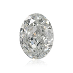 0.82 Carat Light Green Oval Diamond VS1 GIA
