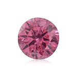 0.05 Carat Fancy Deep Purplish Pink Round Brillant Diamond (VS) GIA