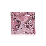 0.24 Carat Fancy Intense Pink Princess Diamond (SI1-I1) GIA