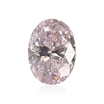 0.39 Carat Fancy Light Purplish Pink Oval Diamond (I1) GIA