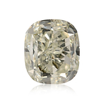 1.52 Carat Light Yellow Green Cushion Diamond SI2 GIA
